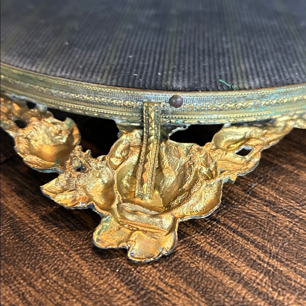 Vintage gold tone Mirror Vanity Tray - Picture 7 of 7